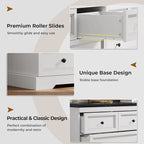 10 Drawers Dresser 55 Large Drawers Wood Dressers & Chest of Drawers