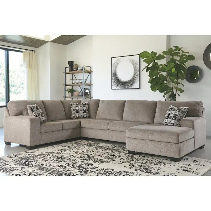 Ballinasloe 3-Piece Sectional- Platinum