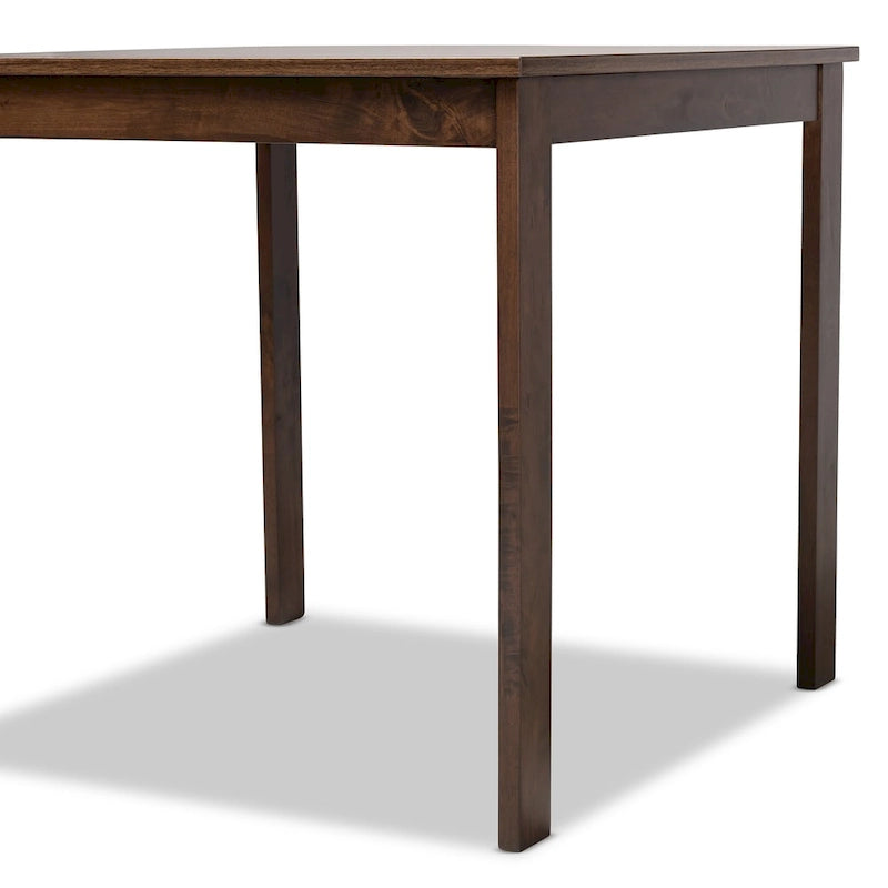 Contemporary Fabric 5-Piece Wood Dining Set