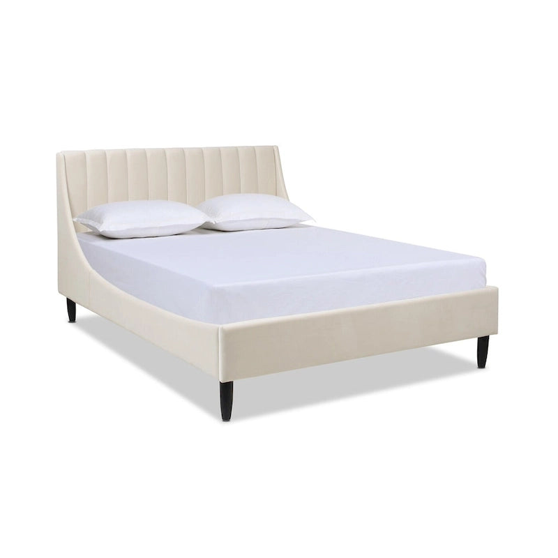 Vertical Tufted Upholstered Platform Bed - Queen/King/Cal King