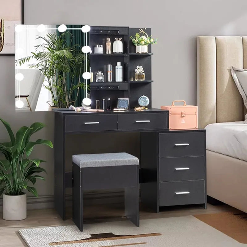 Makeup Table Set with Led Lights