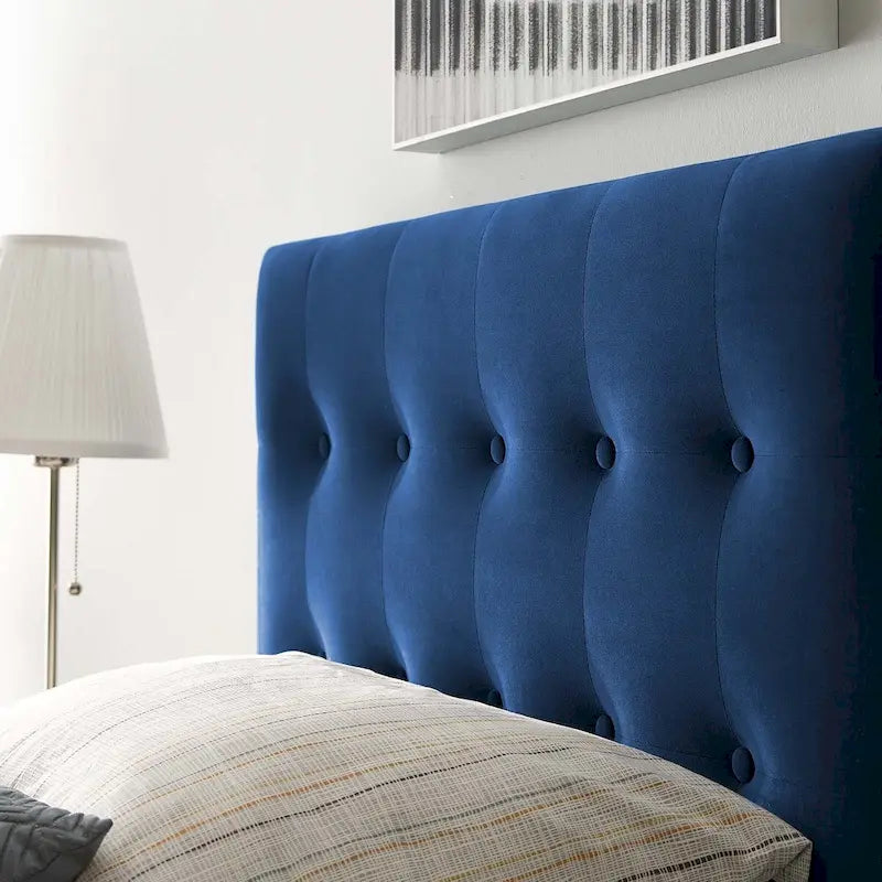 Emily Twin Tufted Performance Velvet Headboard