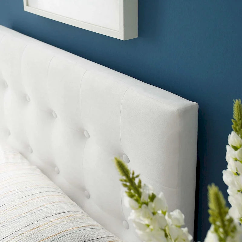 Emily Twin Tufted Performance Velvet Headboard