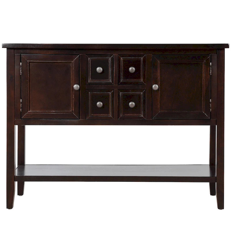 Buffet Sideboard Console Table with Bottom Shelf