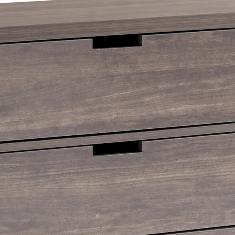 60 Inch TV Media Entertainment Console, 4 Floating Shelves, 2 Drawer, Brown